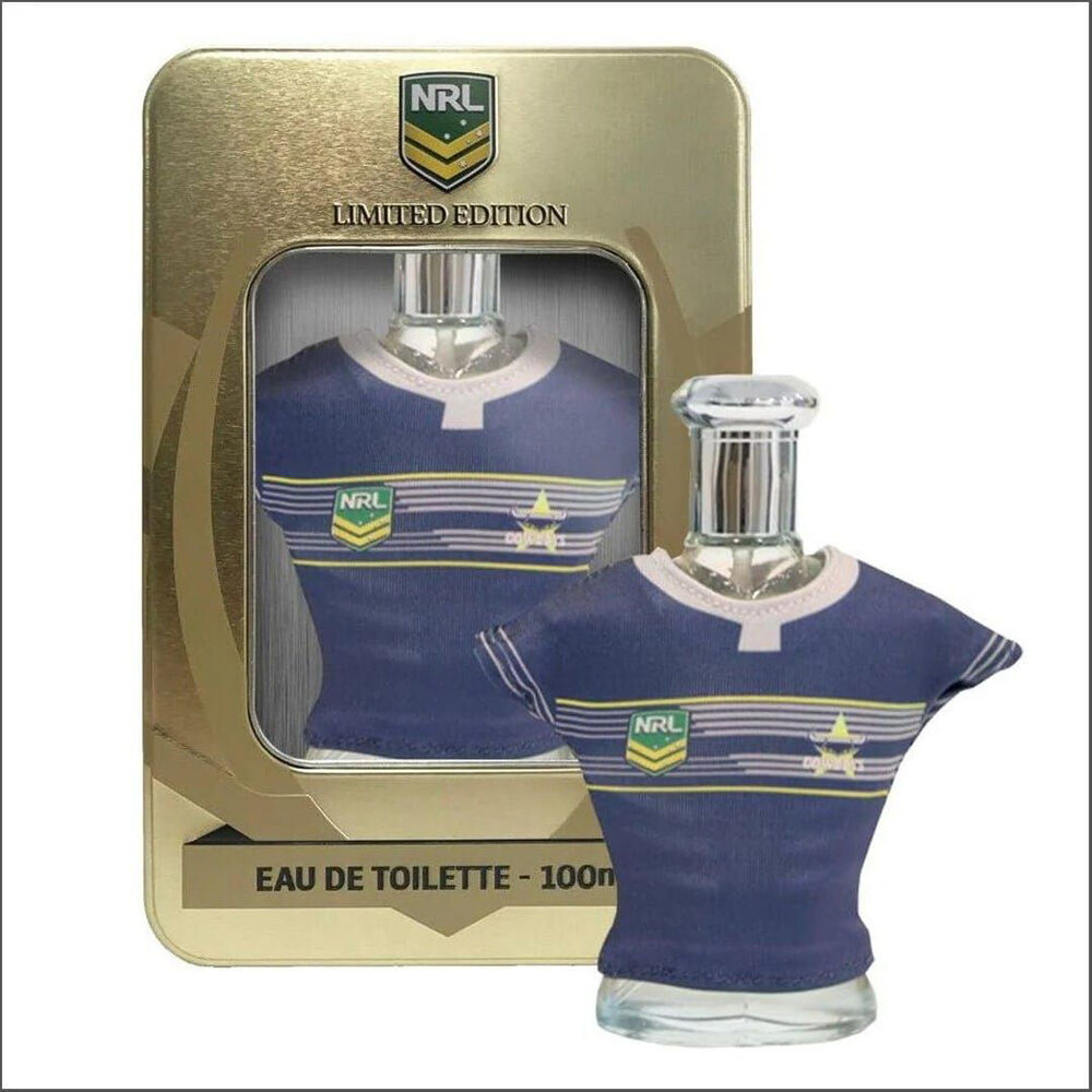 2PK NRL Fragrance NQL Cowboys Eau De Toilette Sporty & Fresh Scent For Men 100ml