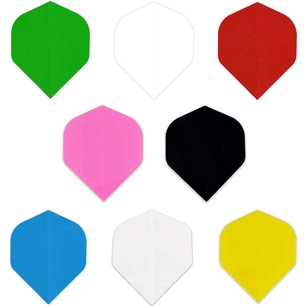 10x 3pc Formula Sports Polyester Plain Dart Flights Standard Shape Assorted