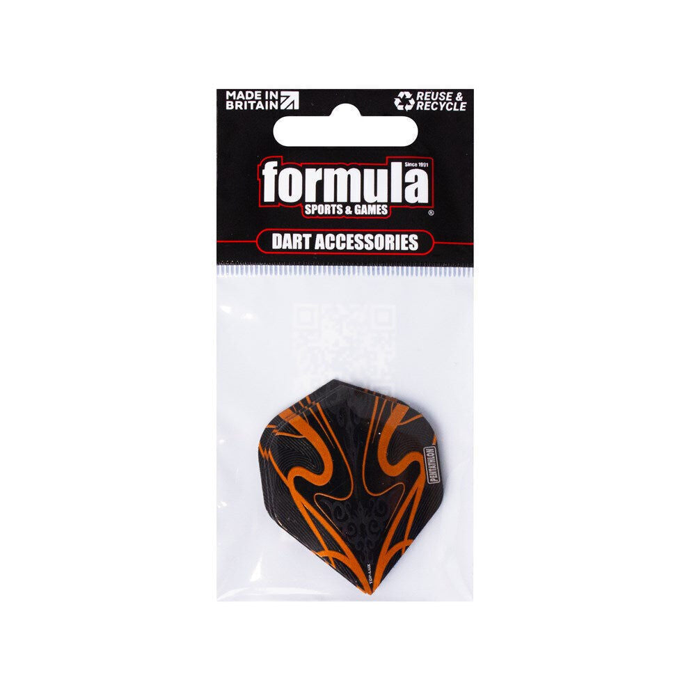 10x 3pc Formula Sports Pentathlon Emblem Dart Flights Standard Shape Assorted