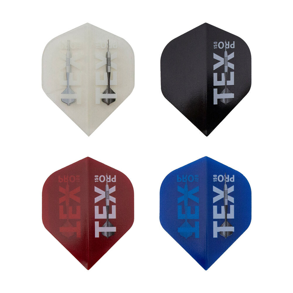 10x 3pc Formula Sports TEX Darts Pro 150 Dart Flights Standard Shape Assorted