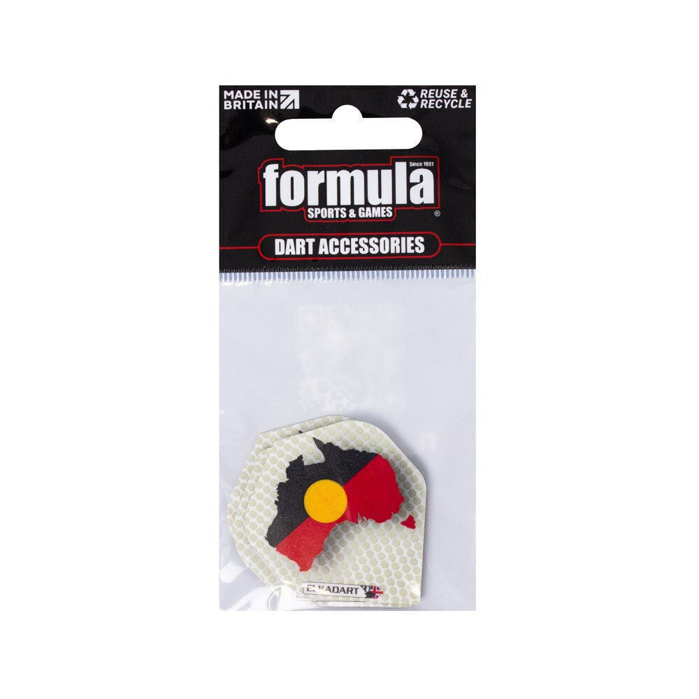 10x 3pc Formula Sports Indigenous Polyester Dart Flights Standard Shape