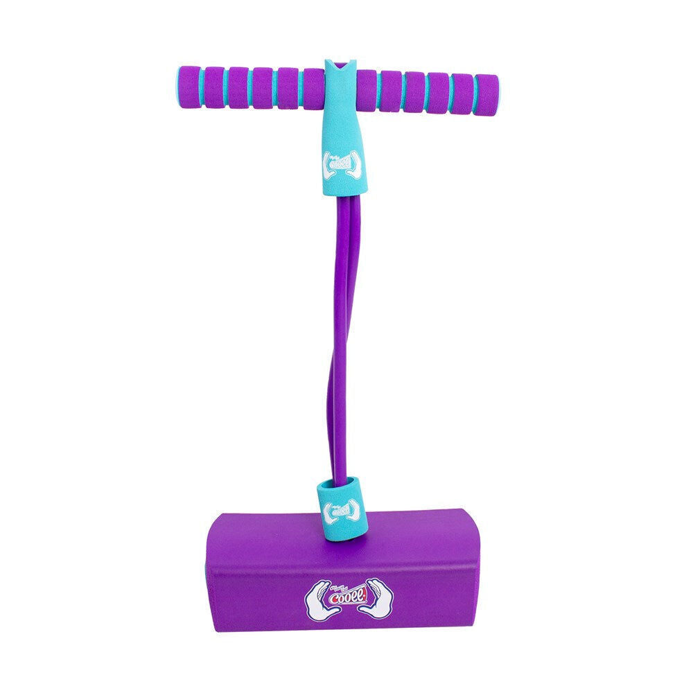 2PK Cooee Freestyle Junior Pogo Bounce Jump Stick Upto 110kg Purple/Blue 3+