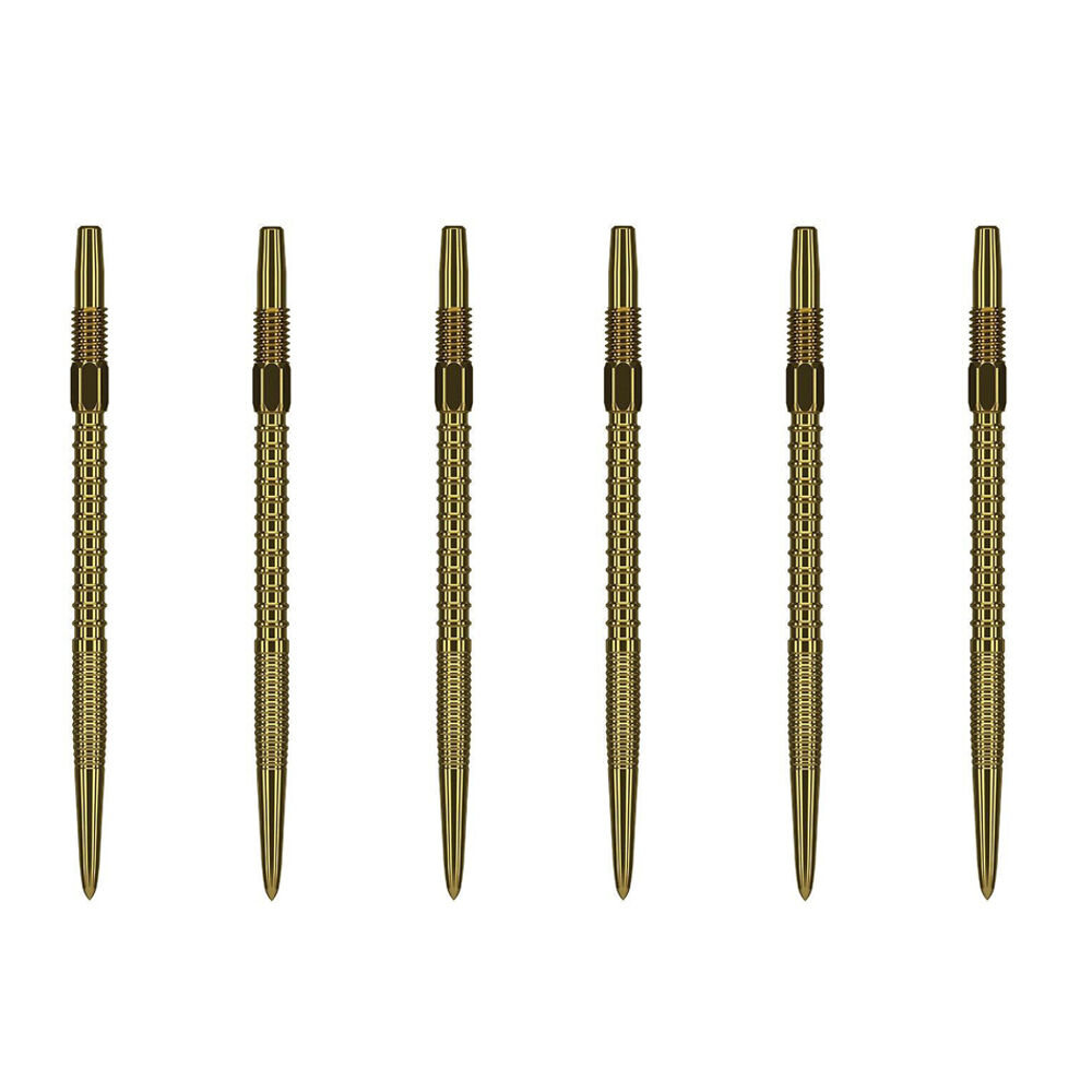2x 3pc Target Swiss FireDart Point Dart Replacement Spare Tip 30mm Gold