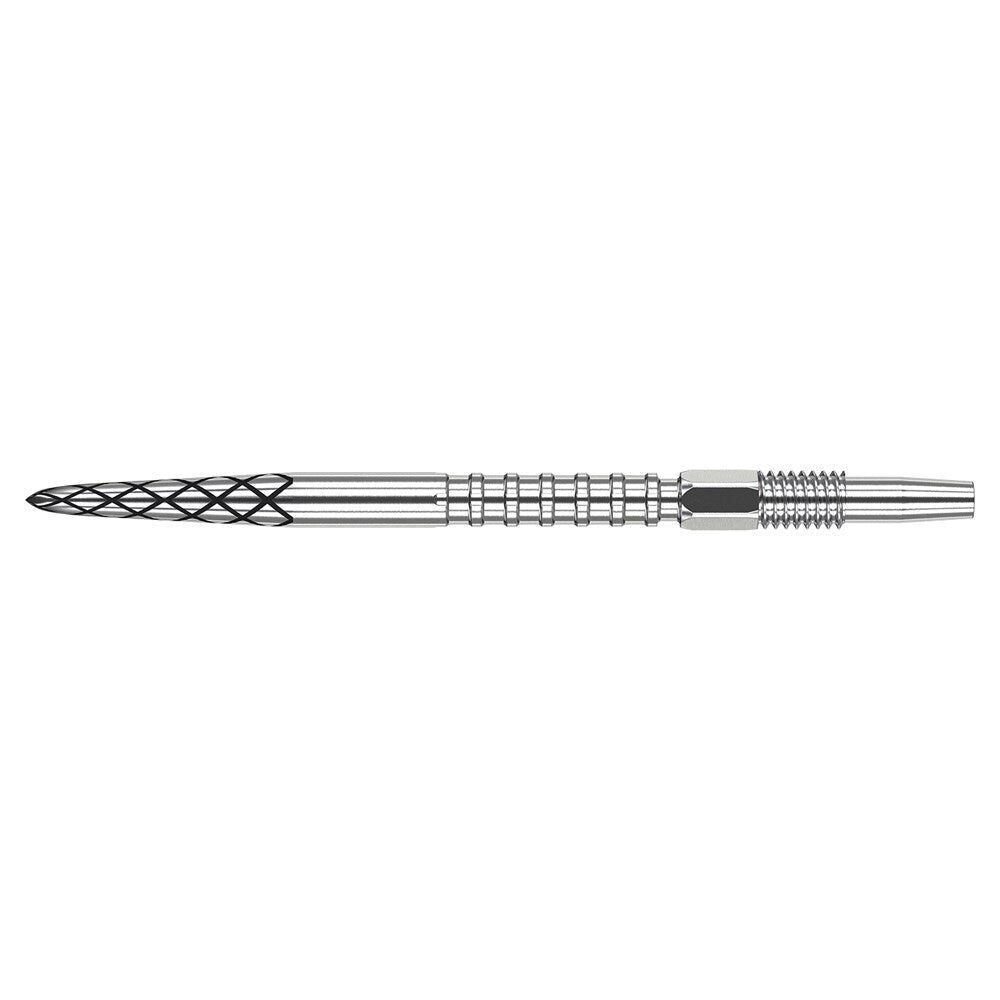 2PK Target Swiss DS Dart Point Replacement Spare Accessory Tip 35mm Silver