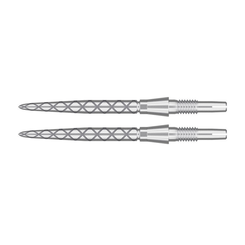 2PK Target Storm Diamond Dart Point Replacement Spare Tip 26mm Silver
