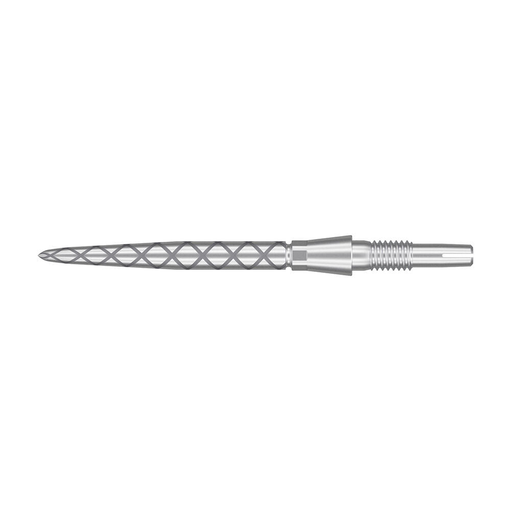 2PK Target Storm Diamond Dart Point Replacement Spare Tip 26mm Silver