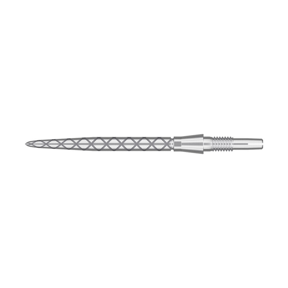 2PK Target Storm Diamond Dart Point Replacement Spare Tip 30mm Silver
