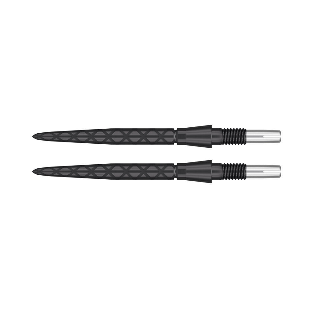 2PK Target Storm Diamond Dart Point Replacement Spare Accessory Tip 26mm Black