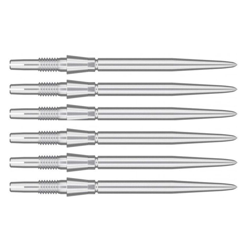 2x 3pc Target Swiss Storm Dart Point Replacement Spare Tip 35mm Silver