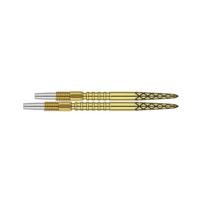 2PK Target Swiss DS Dart Point Replacement Spare Accessory Tip 40mm Gold