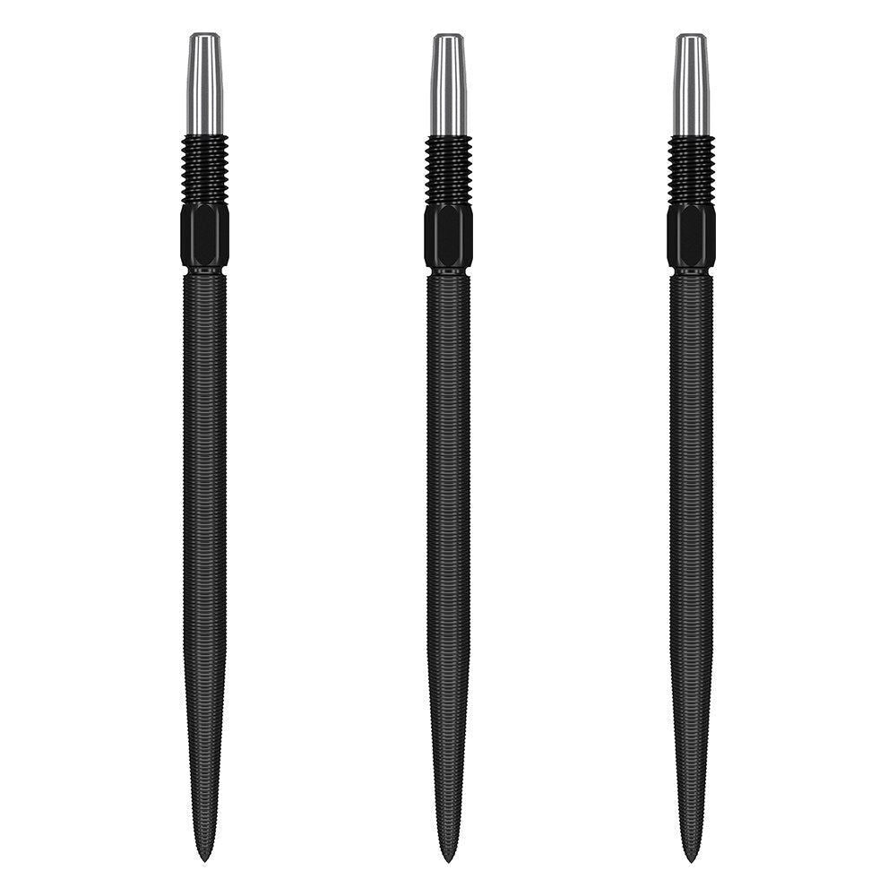 2x 3pc Target Swiss Nano Dart Point Replacement Spare Tip 40mm Black
