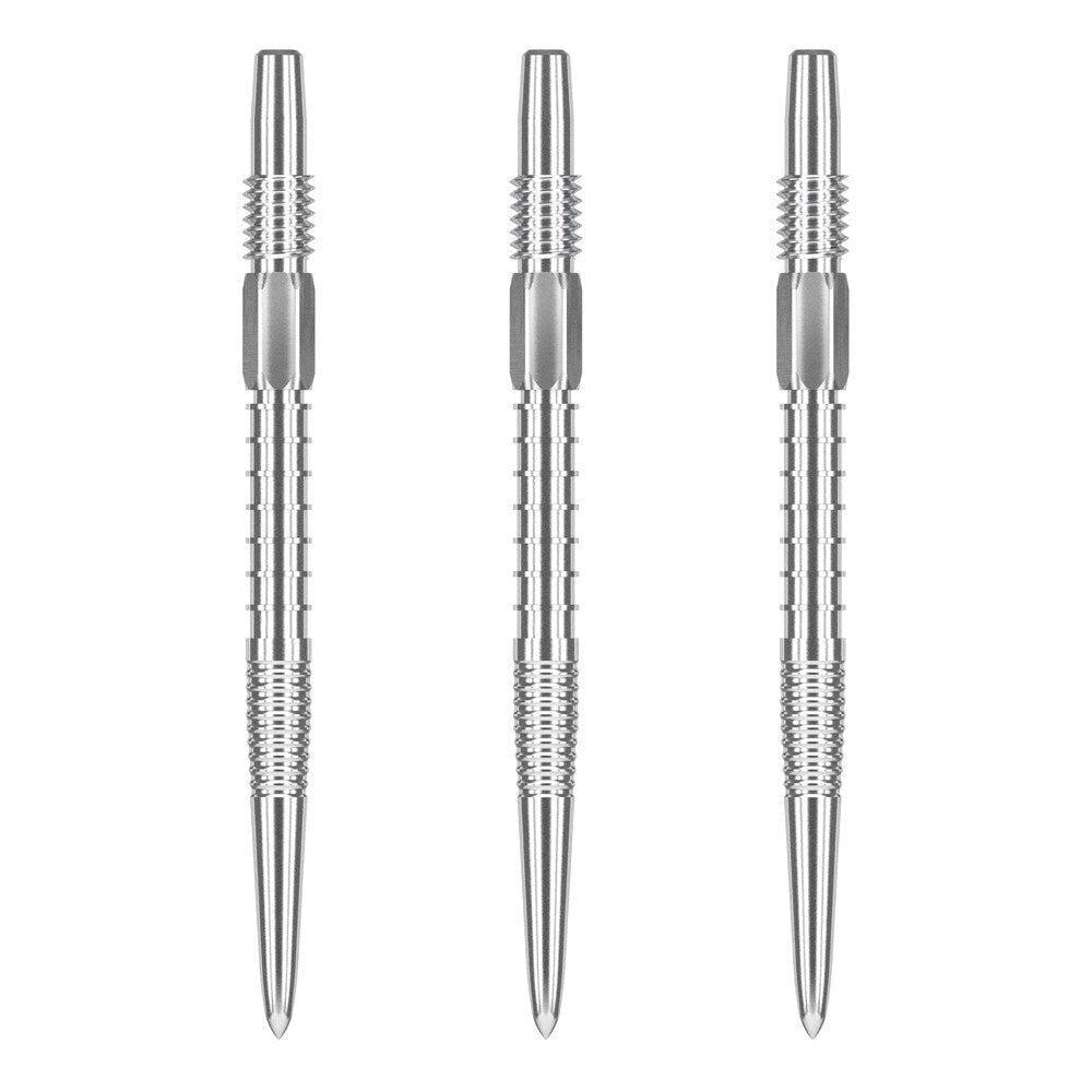 3pc Target Swiss FireDart Point Silver Dart Replacement Spare Tip 40mm
