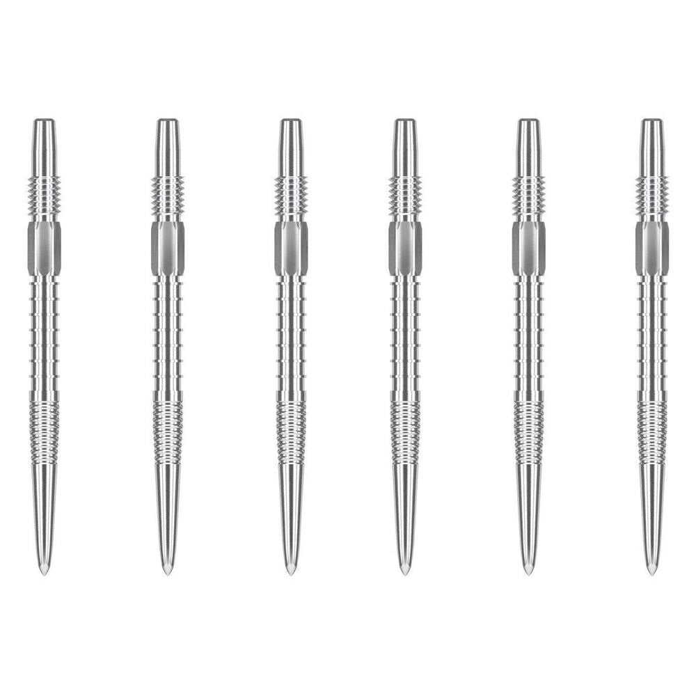 2x 3pc Target Swiss FireDart Point Silver Dart Replacement Spare Tip 40mm