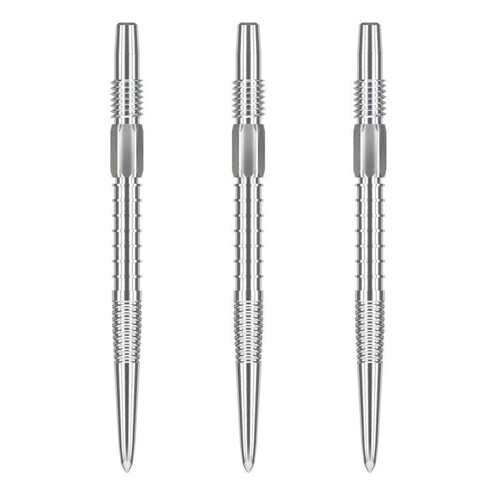 2x 3pc Target Swiss FireDart Point Silver Dart Replacement Spare Tip 40mm
