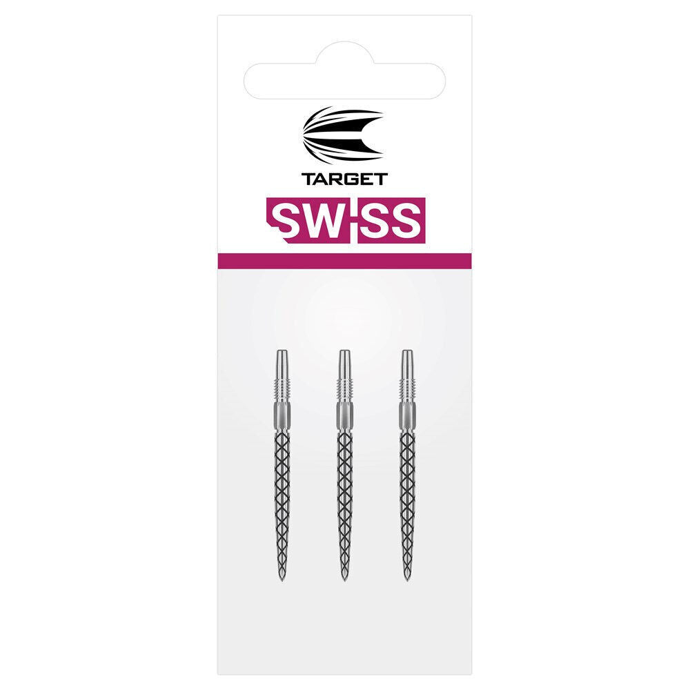 2x 3pc Target Swiss Diamond Pro Silver Dart Point Replacement Spare Tip 40mm