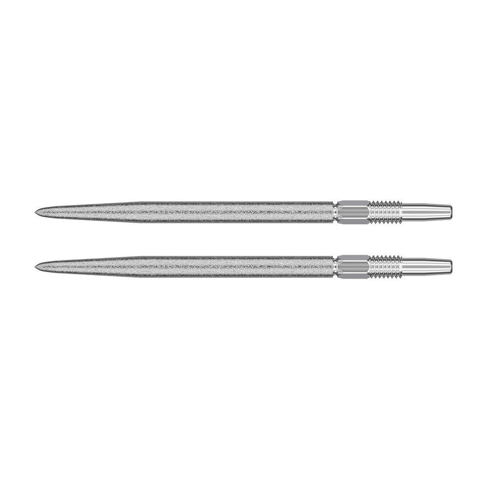 2PK Target Swiss SLK Dart Point Replacement Spare Accessory Tip 35mm Silver