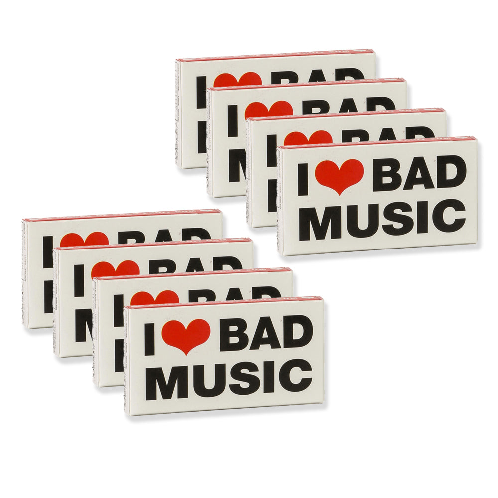 8PK Blue Q I Heart Bad Music Flavoured Chewing Gum Fruit