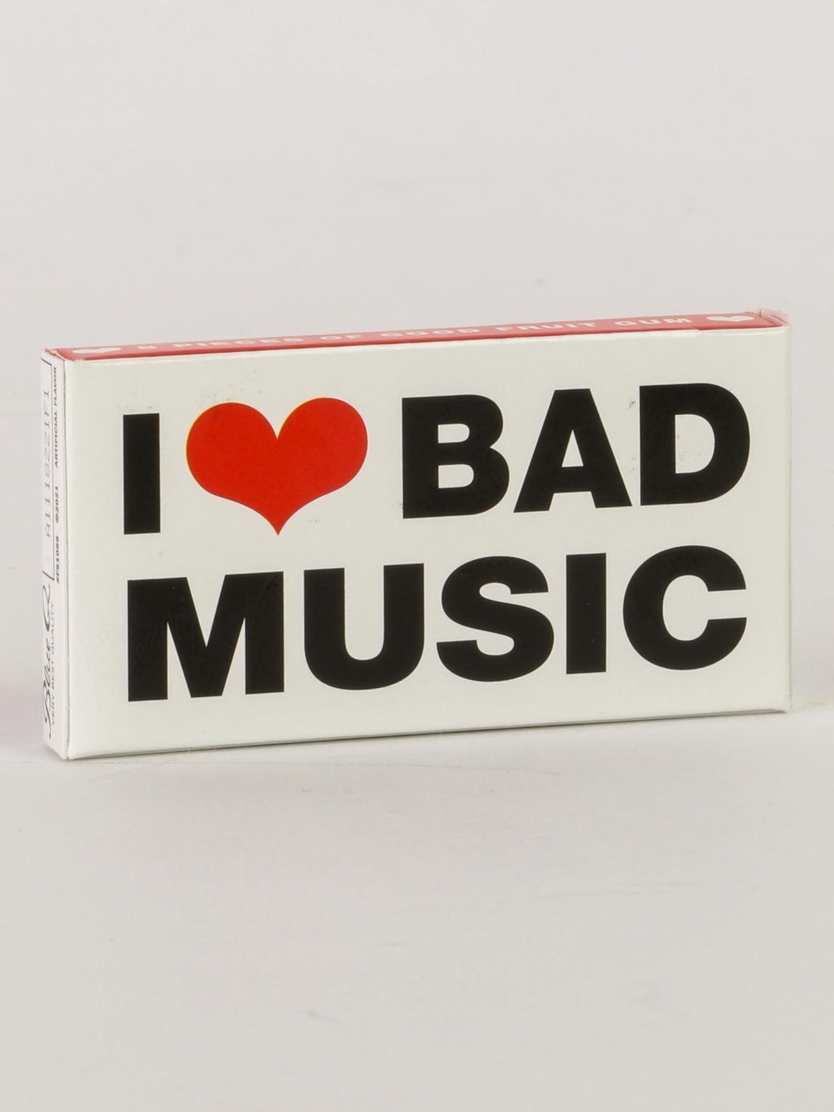 8PK Blue Q I Heart Bad Music Flavoured Chewing Gum Fruit