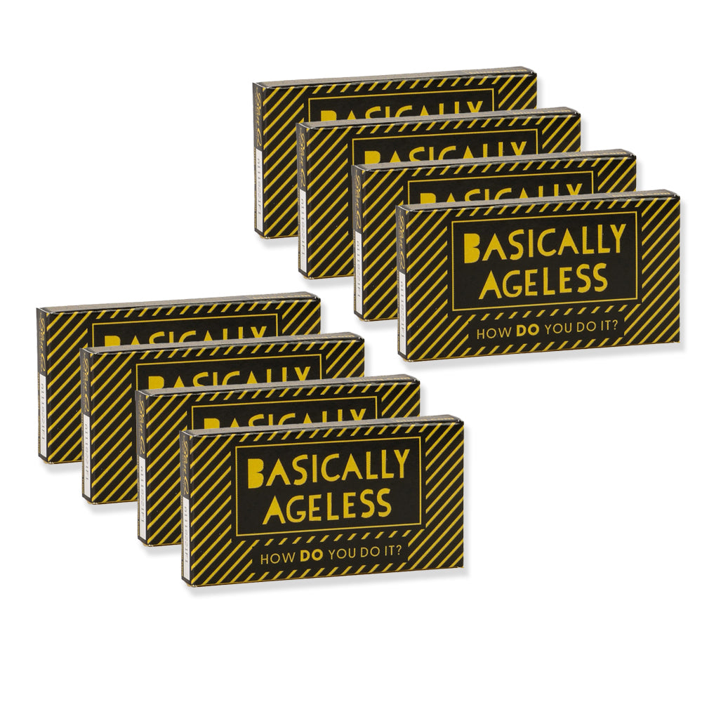 8x 8pc Blue Q Basically Ageless Flavoured Chewing Gum Fruit
