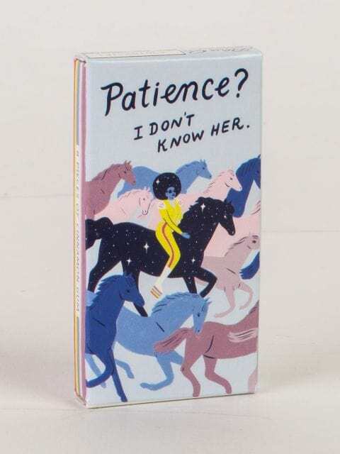 8x 8pc Blue Q Patience I Don't Know Her Flavoured Chewing Gum Cinnamon