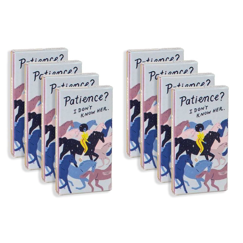 8x 8pc Blue Q Patience I Don't Know Her Flavoured Chewing Gum Cinnamon