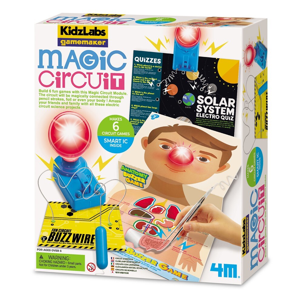 4M KidzLabs Gamemaker Magic Circuit Games Kids Toy 5y+