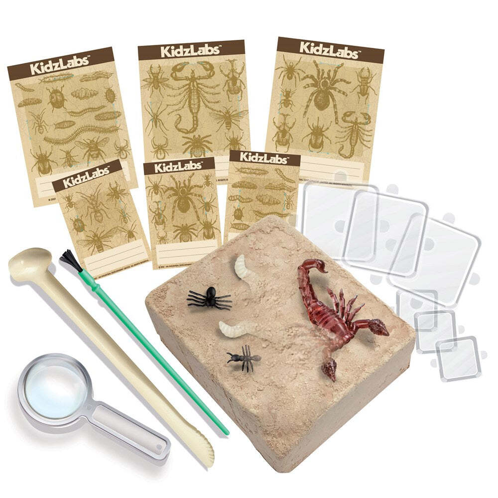4M KidzLabs Creepy Crawly Digging Kit Kids Activity Toy 5y+