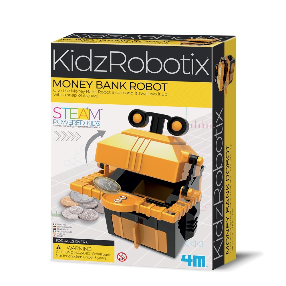 4M KidzRobotix Money Bank Robot DIY Kids Learning Toy 8y+