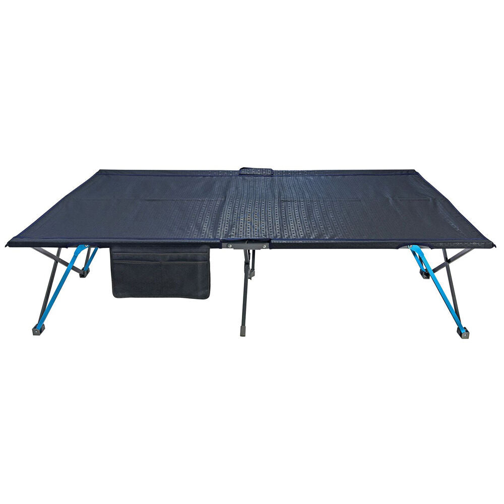 Quest Fast Bed 145 Queen Size Quick Set-up Camping Bed Strecher - Blue