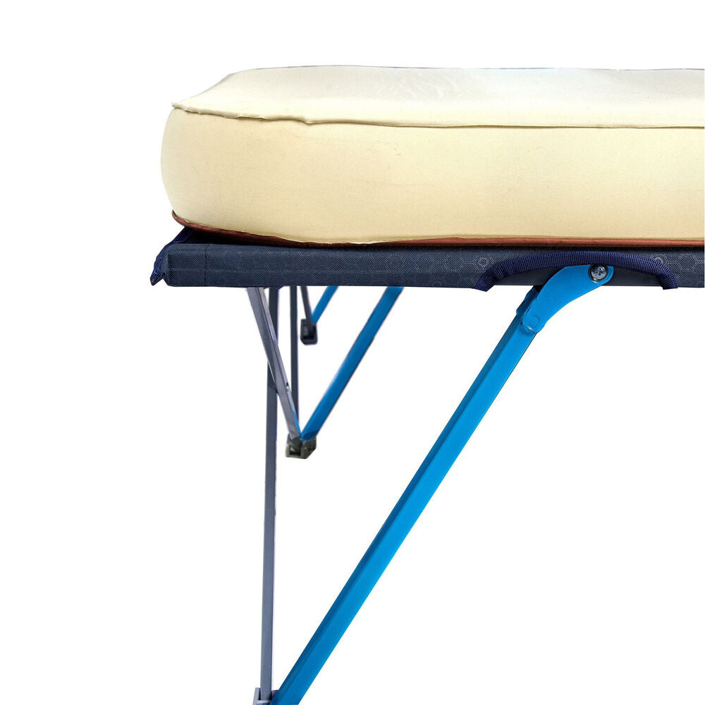 Quest Fast Bed 145 Queen Size Quick Set-up Camping Bed Strecher - Blue