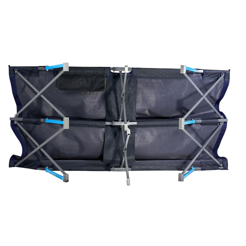 Quest Fast Bed 145 Queen Size Quick Set-up Camping Bed Strecher - Blue