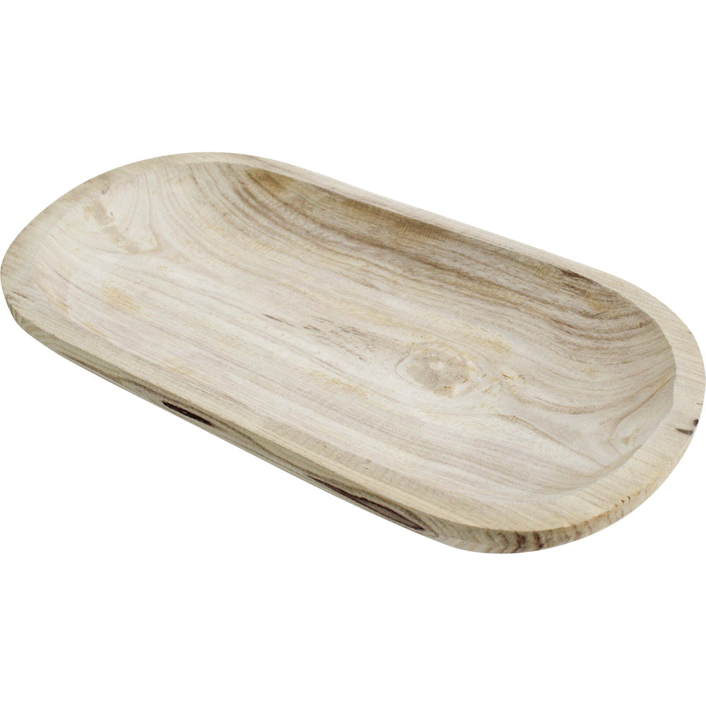 LVD Wooden Oval Dough Bowl Whisper XL 52x28cm - Beige