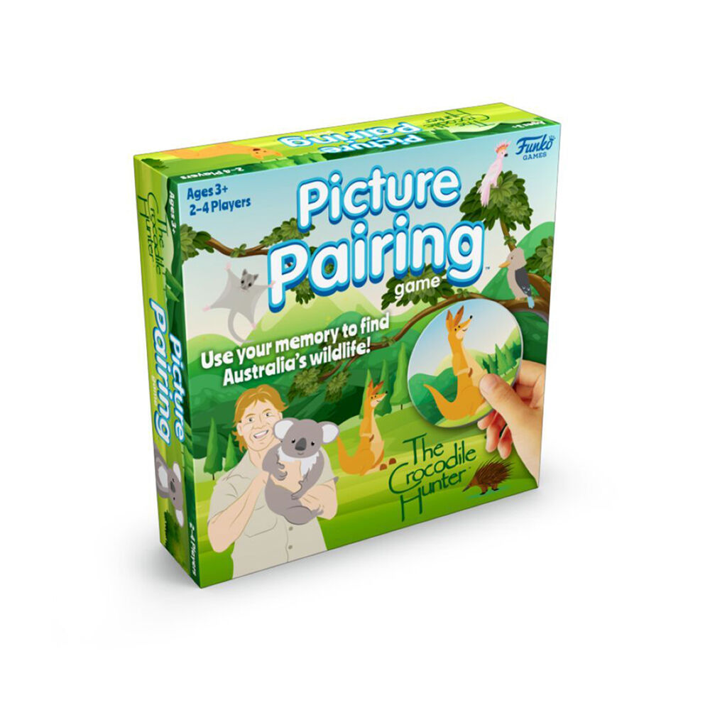 Crocodile Hunter Picture Pairing Board Game Toy 3y+