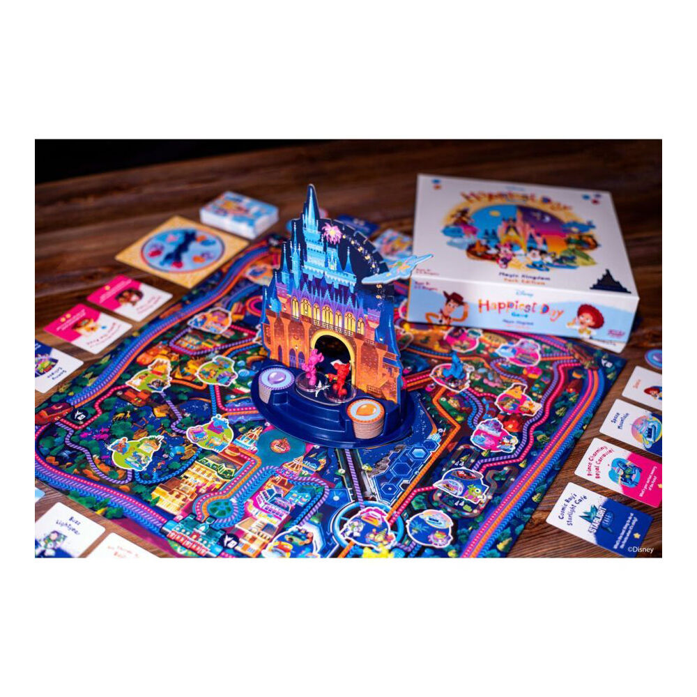 Disney Happiest Day Magic Kingdom Park Board Game 5y+