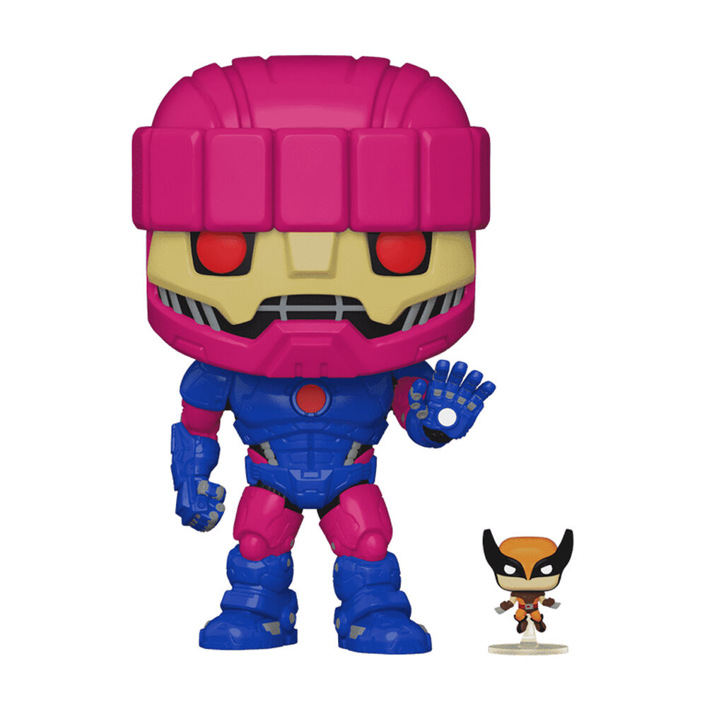 X-Men Comics Sentinel w/ Wolverine Chase Pop Vinyl Figure Toy 10in