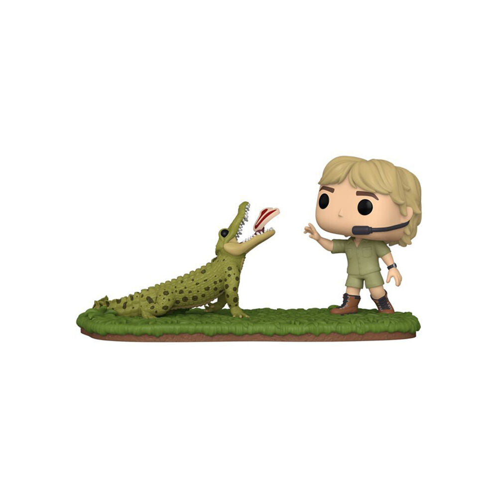 Crocodile Hunter Steve Irwin w/ Agro Pop! Moment Action Figure Toy