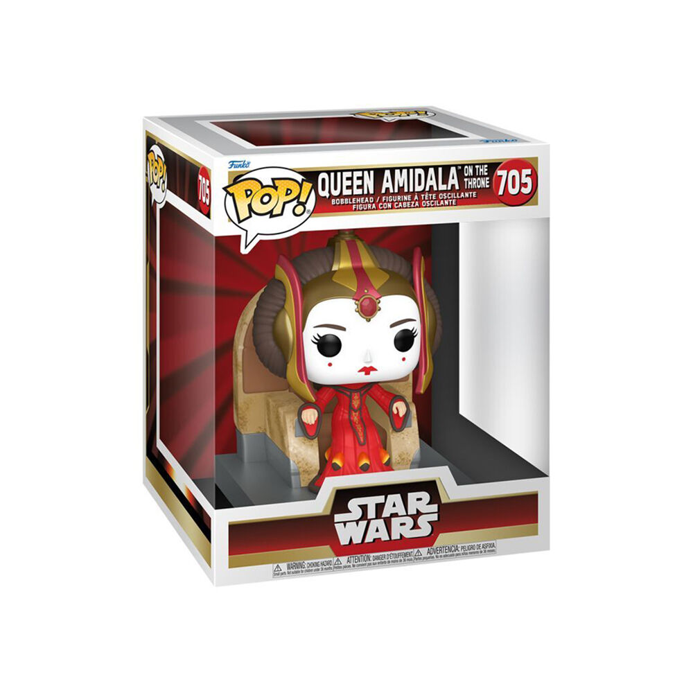 Star Wars: Phantom Menace 25th Anniv Queen Amidala on Throne Pop Figure Toy