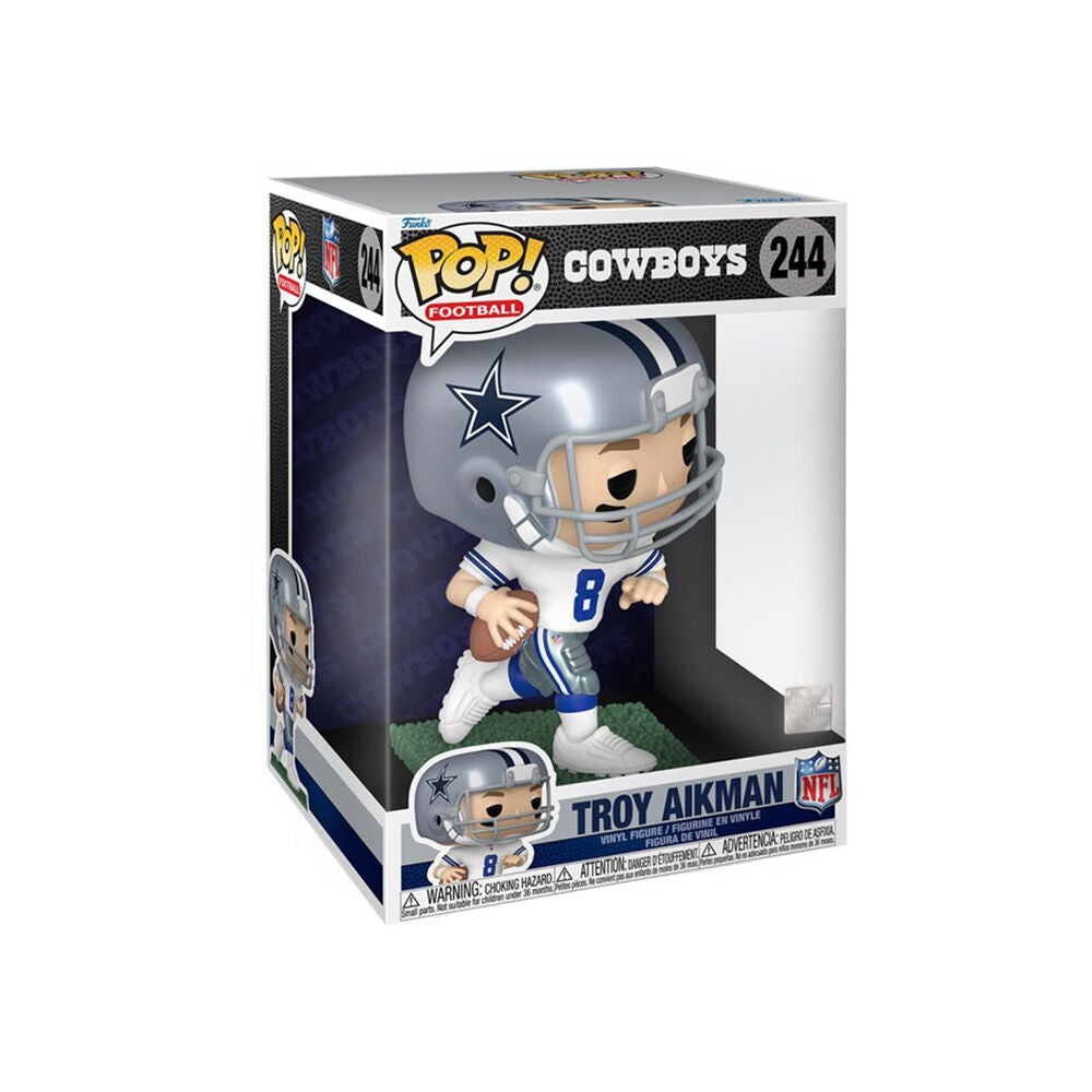 NFL Legends Cowboys Troy Aikman 10in Pop! Vinyl Action Figure Toy