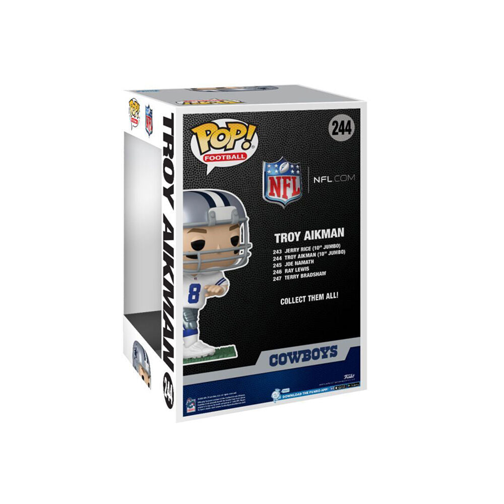 NFL Legends Cowboys Troy Aikman 10in Pop! Vinyl Action Figure Toy