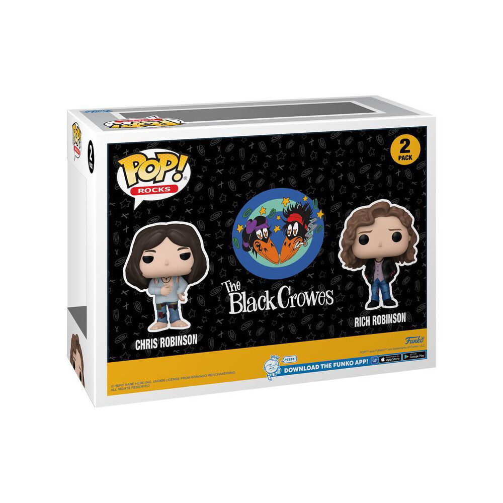 2pc The Black Crowes The Black Crowes Pop Vinyl Figures 3.85/4.05in 3y+