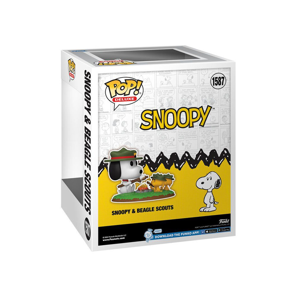 Peanuts Snoopy & Beagle Scouts Deluxe Pop! Action Figure Toy