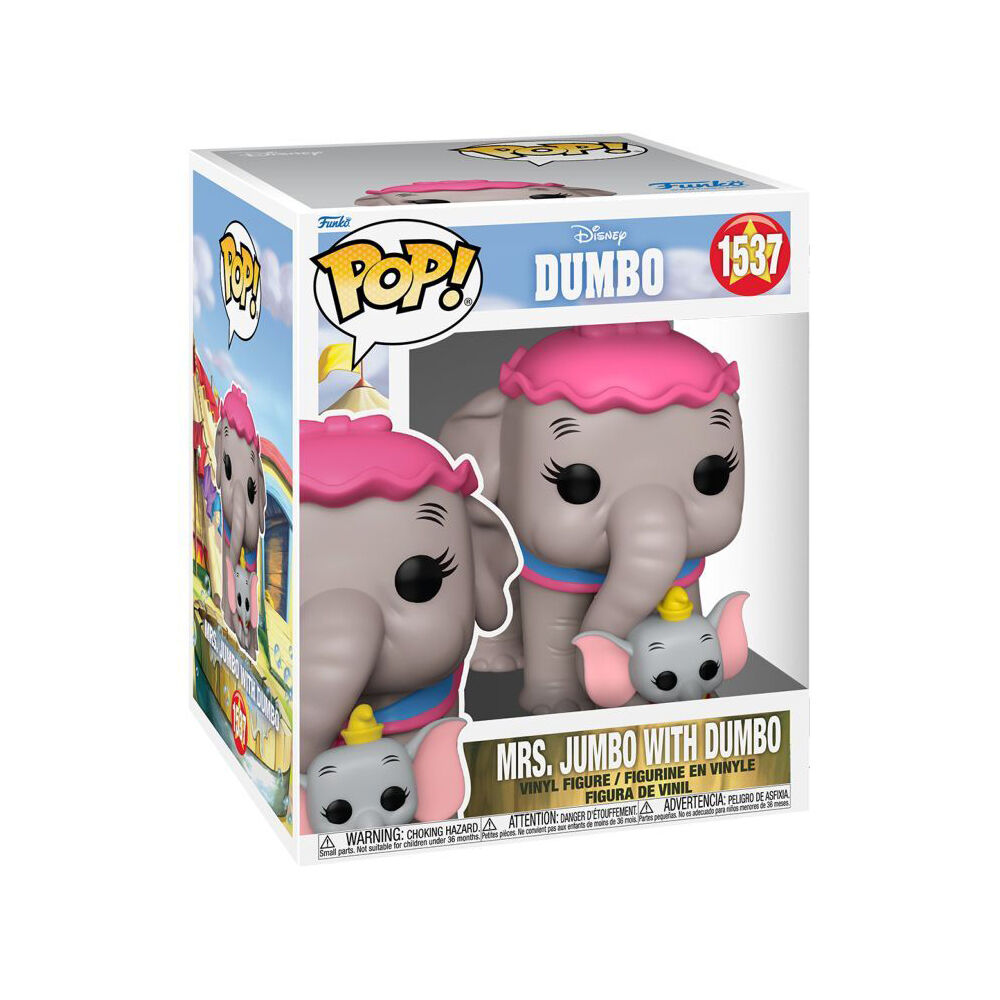 Dumbo Mrs. Jumbo with Dumbo Pop Bobblehead Vinyl Figure 6in