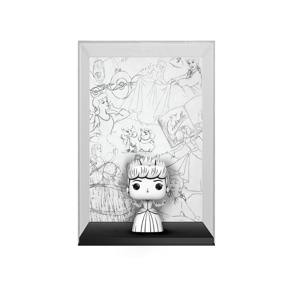 Disney Sketched Cinderella Pop! Comic Cover 18x27.3cm - Grey