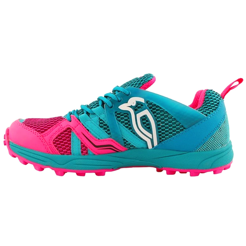 Kookaburra Illusion Unisex Hockey Shoes Pink/Blue/White Size 10 US/9 UK