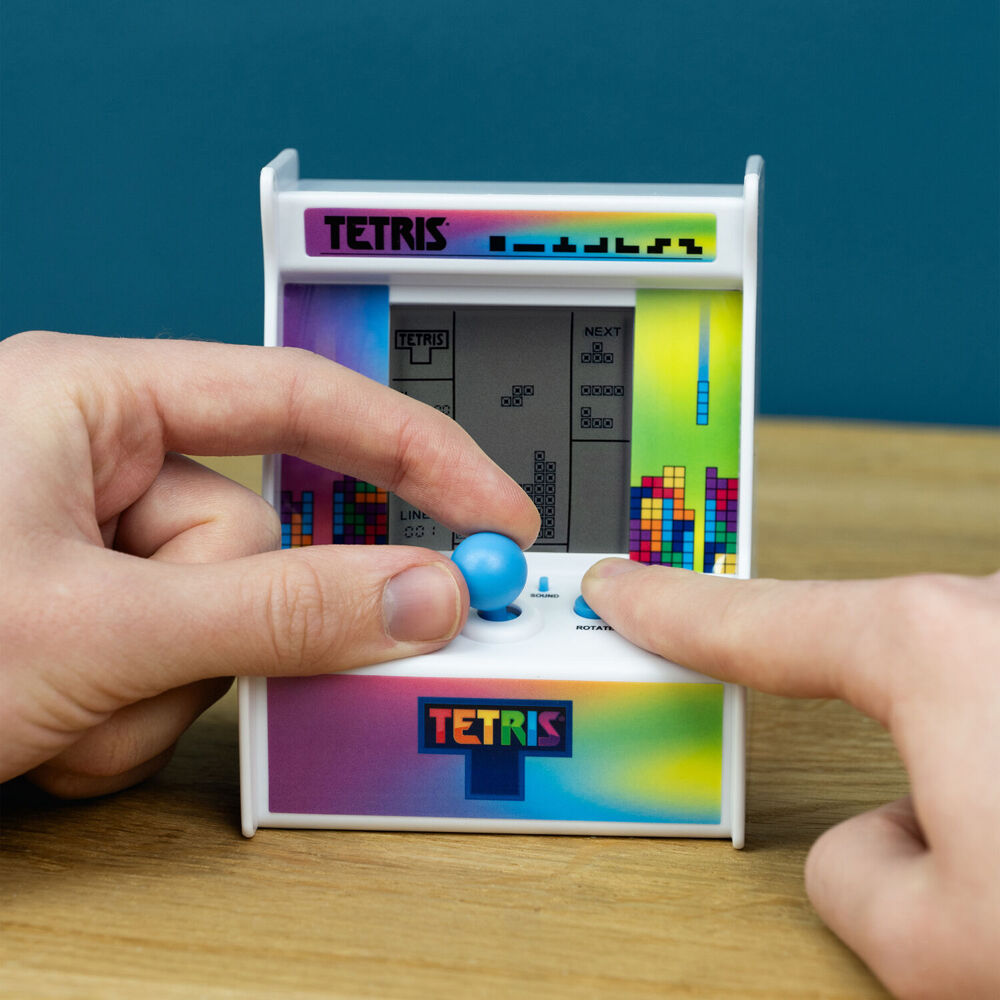 Fizz Creations Retro Inspired Tetris Desktop Arcade 15 Levels