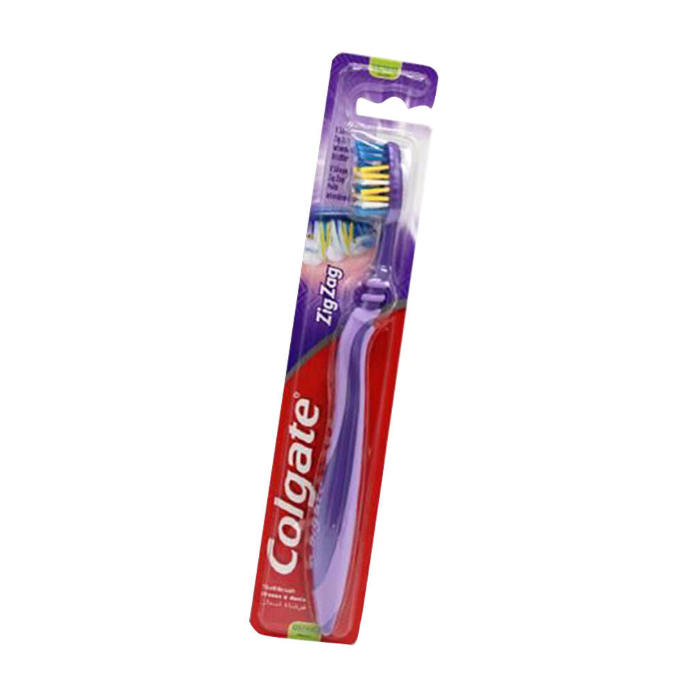 24PK Colgate Zig Zag Interdental Toothbrush Medium Assorted Teeth Care