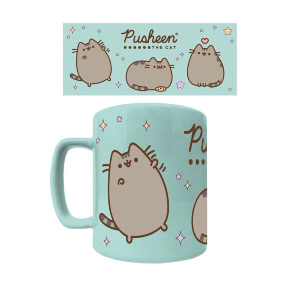Pusheen Cozy Fuzzy Ceramic Hot & Cold Drinking Mug Multicolour