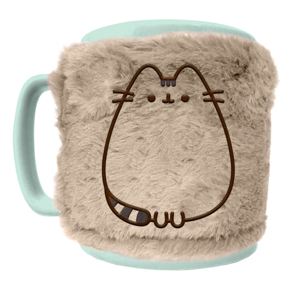 Pusheen Cozy Fuzzy Ceramic Hot & Cold Drinking Mug Multicolour