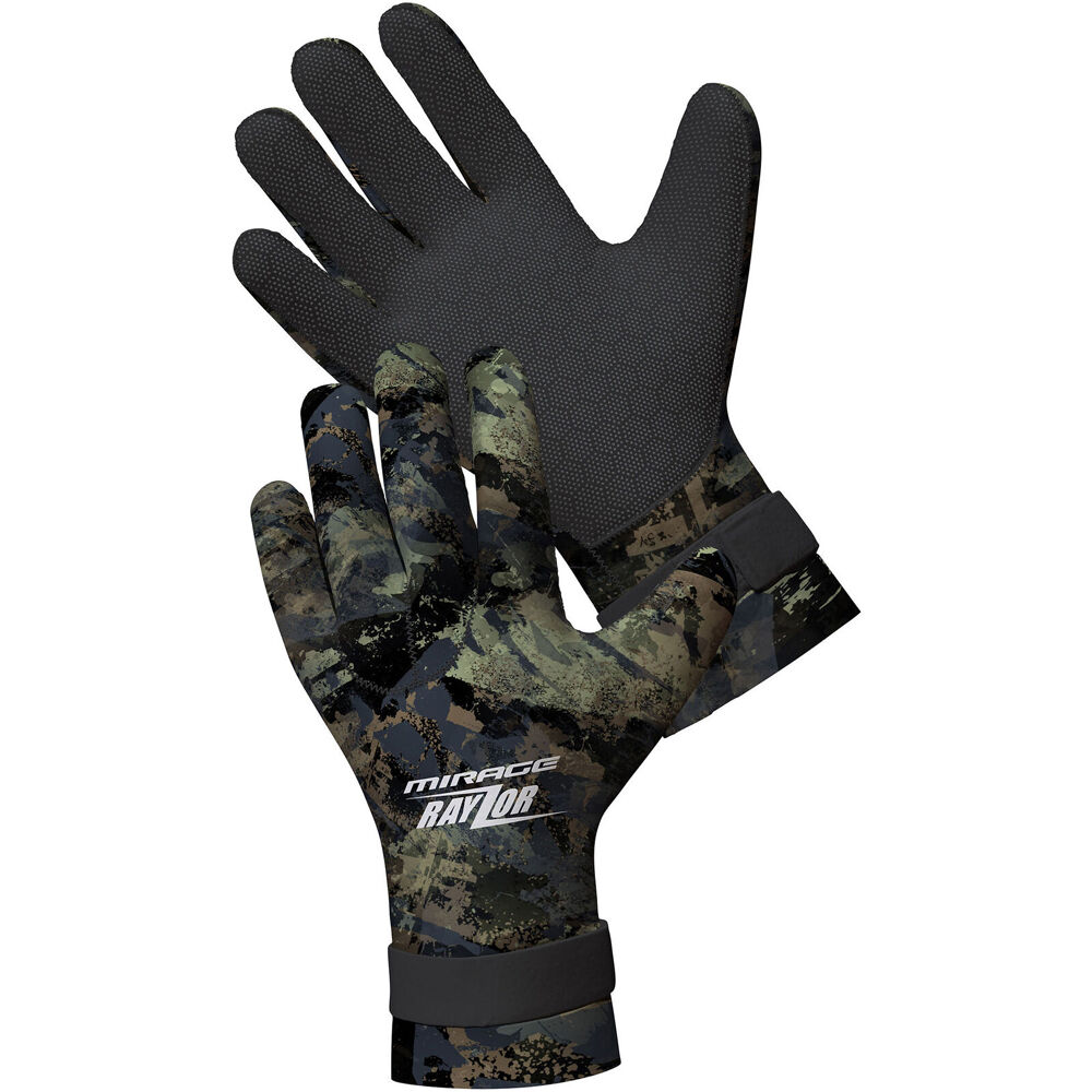 Mirage 5mm High Density Neoprene Diving Water Gloves Extra Large Camouflage