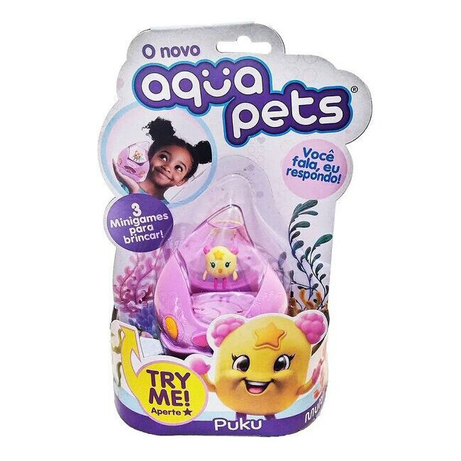2PK Aqua Pets Assorted Kids/Children Interactive Fun Play Toy Collectables